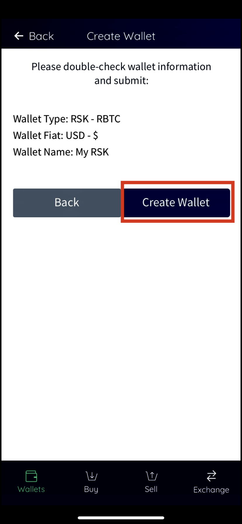 Create-Wallet